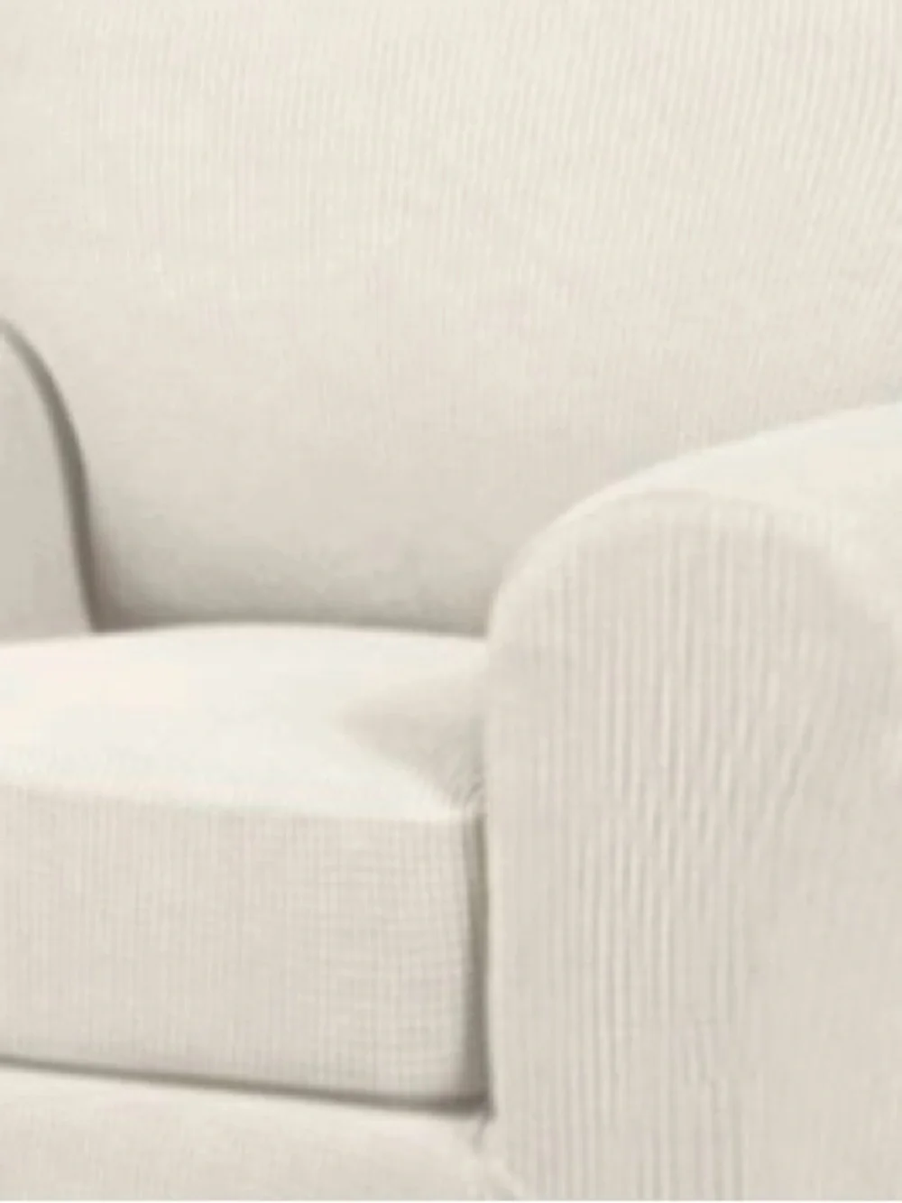 IVORY Chair Furniture Cover 2Pc Set